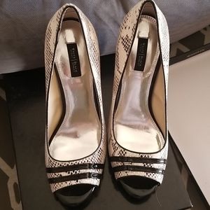 Blaire heel snake print
